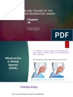 Respiratory Obstruction and Trauma