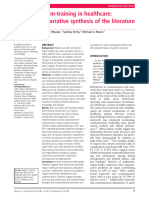 Team-Training in Healthcare - A Narrative Synthesis of The Literature