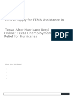 @quintawilll How To Apply For FEMA Assistance in Texas After Hurricane Beryl Online: Texas Unemployment Relief For Hurricanes