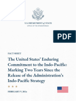 Indo Pacific Strategy Second Anniversary Fact Sheet