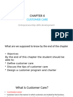 Esd Chapter 6 Customer Care