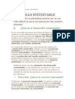 Desarrollo Sustentable