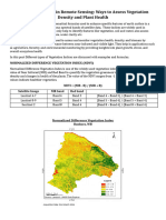 Vegetation Indices in Remote Sensing