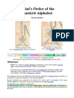 The Sanskrit Alphabet in The Serpentine's Letters