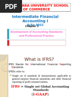 Intermediate Financial Accounting Chapter One