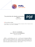 La Protection Des Données Personnelles en Entreprise Au Maroc