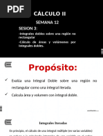 Semana 12 - S3 - Cálculo de Áreas y Volúmenes Por Integrales Dobles