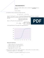 Lecture Notes 6 Logistic Regression