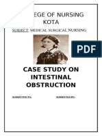 5.CASE STUDYIntestinal Obstruction Case Presentation