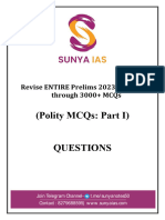 Part I - Revise Polity Through MCQs - Sunya IAS