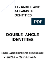 Double and Half Angle