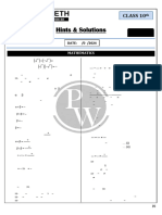 Subjective Test 4 Answer Key