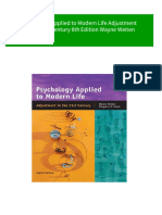 Ebooks File Psychology Applied To Modern Life Adjustment in The 21st Century 8th Edition Wayne Weiten All Chapters