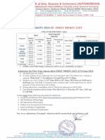 FY DEGREE 1st MERIT LIST 13th JUNE 2024