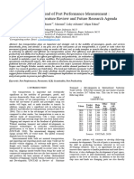 How The Trend of Port Performance Measurement: A Systematic Literature Review and Future Research Agenda