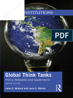 Global Think Tanks Policy Networks and Governance