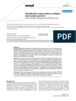 Virology Journal: Virus Detection and Identification Using Random Multiplex (RT) - PCR With 3'-Locked Random Primers