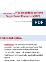 Introduction To Embedded Systems Single Board Computers (SBC)