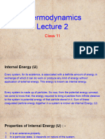 Thermodynamics Lecture 2