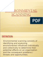 Environmental Scanning