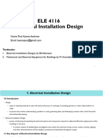 Electrical Installation Design - 4