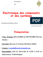 Chapitre 1 Électronique, Composants Des Systèmes