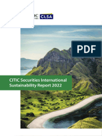 CITIC Securities International Sustainability Report 2022