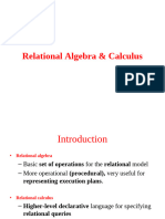 Relational Algebra & Calculus