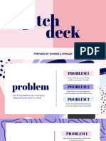 Pink Purple Business Solution Pitch Deck Presentation PDF