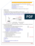 Co-Ordination Compouds Pyq Solutions