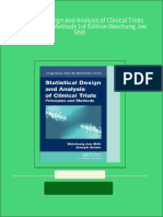 Full Download Statistical Design and Analysis of Clinical Trials Principles and Methods 1st Edition Weichung Joe Shih PDF