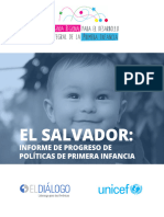 El Salvador Informe de Progreso de Politicas de Primera Infancia