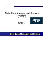 DBMS Unit 1