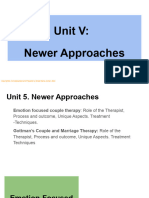 Unit 5 - Newer Approaches