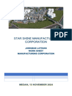 Star Shine Manufacturing Corporation: Mata Kuliah: Akuntansi Keuangan Menengah I