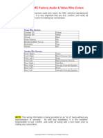 GMC Audio & Video Wire Colors - Copyright © 2004 - 12 Volt Resource