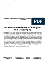 Analyze The Interconnectedness of Geography