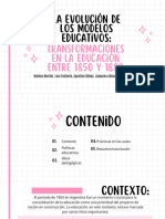 La Evolución de Los Modelos Educativos