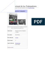 Día Internacional de Los Trabajadores