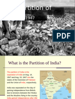 The Partition of India PowerPoint