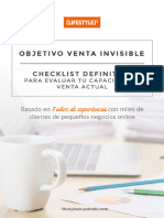 Objetivo Venta Invisible Checklist