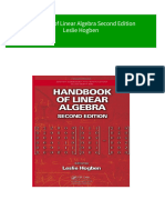 PDF Handbook of Linear Algebra Second Edition Leslie Hogben Download