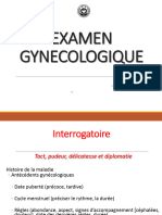 Examen Gynecologique