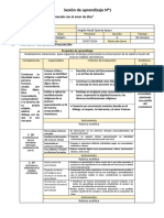 Sesión de Aprendizaje Religión-1