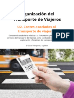 U2. Costes Asociados Al Transporte de Viajeros