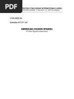 17.01.2022/ ES Estándar-FCI #167: Federation Cynologique Internationale (Aisbl)