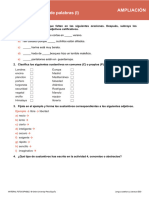 2º ESO. Las Clases de Palabras I. Oxford. 4 Páginas. Con Soluciones