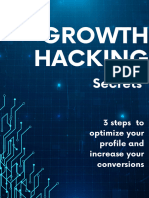 Growth Hacking Secrets - 3 Steps To Optimize Profile and Increase Conversion