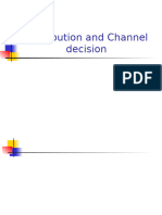 Distribution and Channel Decision