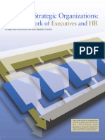 Designing Strategic Organizations - The New Work of Executives and HR (Article) Author Gregory Kesler and Amy Kate